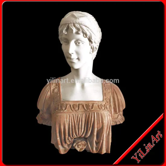 Hand Carved Decorative Beautiful Marble Stone Lady Bust Statue