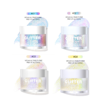 Υψηλή χύμα Multichrome Shimmer Glitter Palette Eyeshadow: μακράς διαρκείας μακιγιάζ ματιών για σκούρα δέρματος