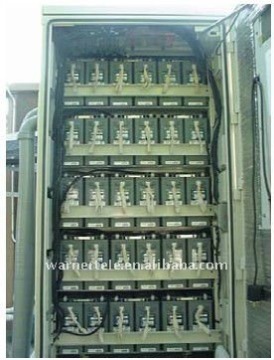 W-TEL outdoor equipment telecom UPS battery charging rack cabinet