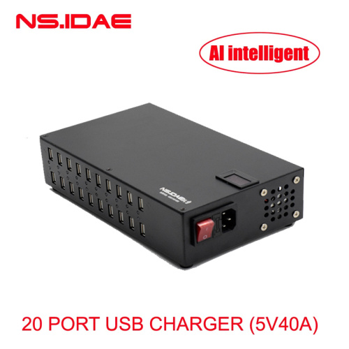 Smart USB20-port Fast Charger 200W