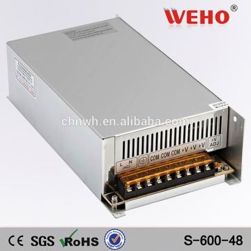 Metal case 600W ac to dc power supply 48 volt