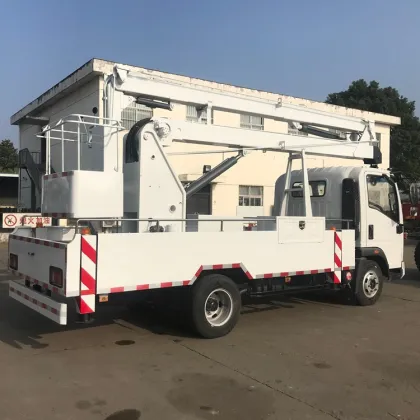 SINOTRUK HOWO 4X2 Elevating Aerial Work Platform Crane Truck