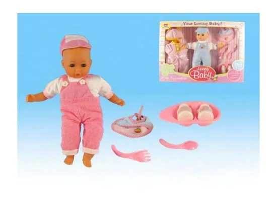 14" DOLL + ACCESSORIES