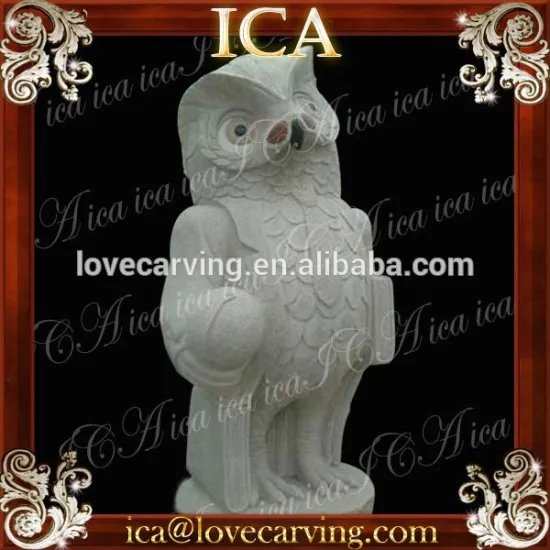 Stone eagle sculpture