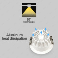 LED résidentiel LED ABB ANTI LARE RECHETÉ Downlight