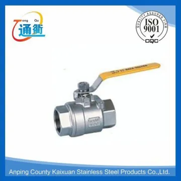 casting stainless steel 2 pc ball valve 1000 wog 304