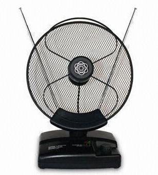 Indoor Antenna With 100dB/UV Maximum Output and 110/220V AC, 12V DC Power Supply