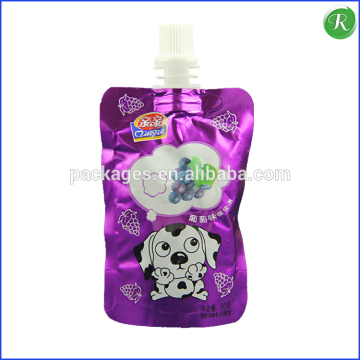 alibaba china custom reusable food drink pouches with spout