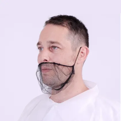 Wholesale Disposable Non-woven Face Visor Beard Net Beard Cover