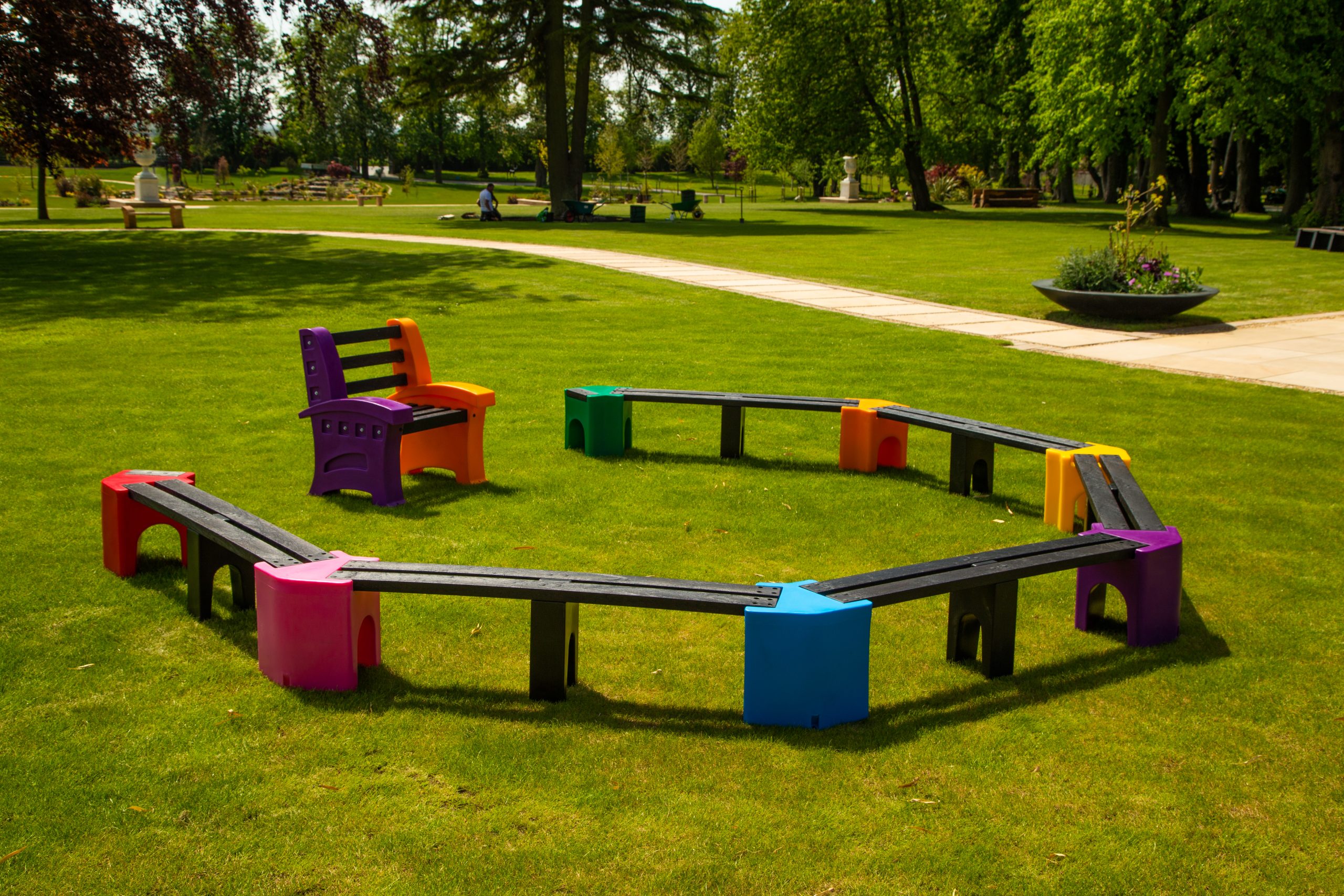 plastic public furniture