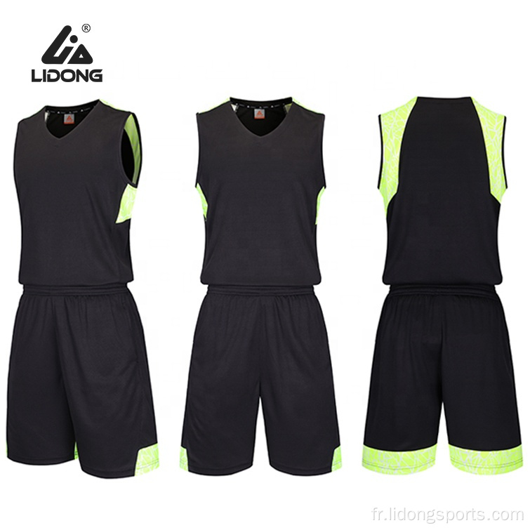 Conception en gros de votre propre maillot de basket-ball sublimation