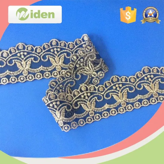 indian blue george wedding dress embroidery lace for accessories