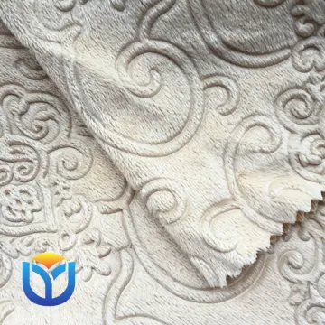 100% polyester super soft velboa velvet 3D embossed minky fabric