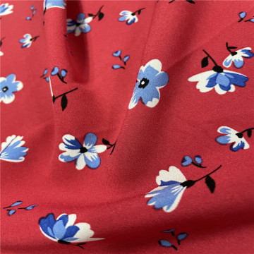 Soft Touch 100% Polyester Flower Printed Woven Cloth