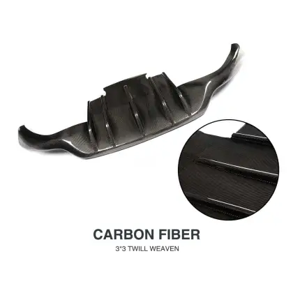 Carbon Fiber Auto Rear Diffuser Down Spoiler for Maserati Gran Turismo GT Convertible 2006-2014
