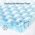 Design de fluxo de ar em gel de resfriamento de memória colchão de colchão de colchão
