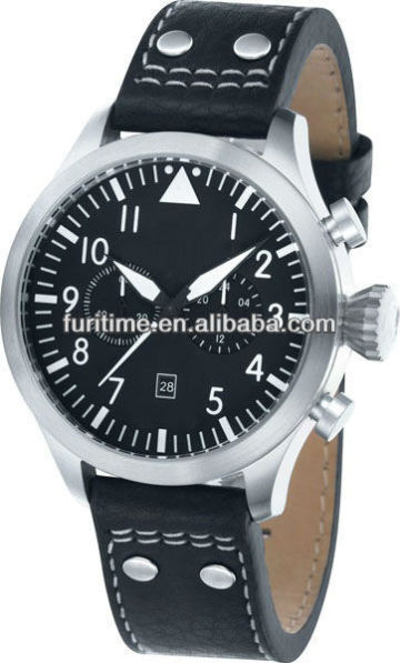 aviator watch leather watch band high quality pilot watch