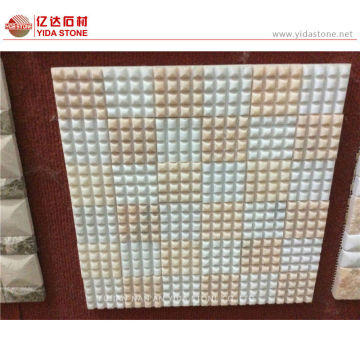 Stone mosaic art tile