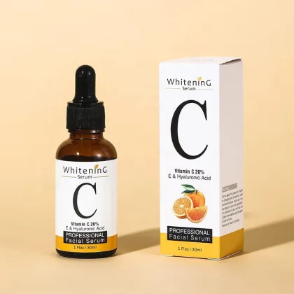 Natural Vitamin C Serum with Hyaluronic Acid for Skincare