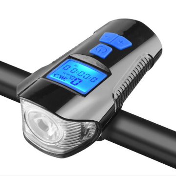 Cycle Accessories Power Display Front Light - 6 Modes Mountain Bike Bicycle Headlight