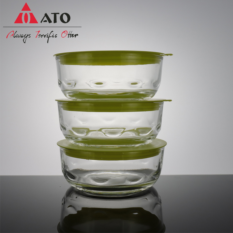 Ato Glass Food Glass Tunch Container