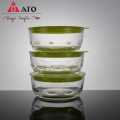 Ato Glass Food Glass Tunch Container