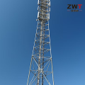 Estrutura durável de suporte de antena de três tubos