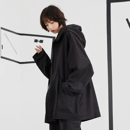 Thin  blazer girl's Dust Coat