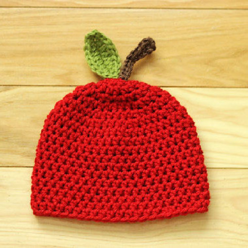 Apple Cotton Baby Crochet Hat