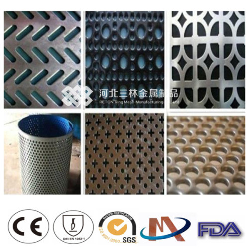 Mesh logam aluminium berlubang-lubang