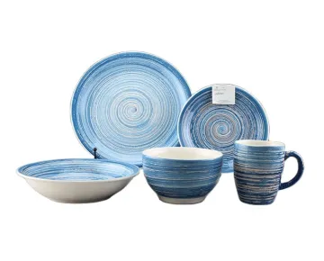 30PCS Unique Design Porcelain Ceramic Dinnerware Plates