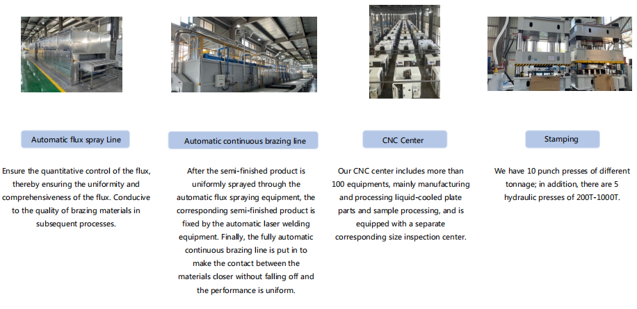 cooling plate facilities