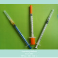 Disposable Insulin Syringe 1Ml With Needle Attached