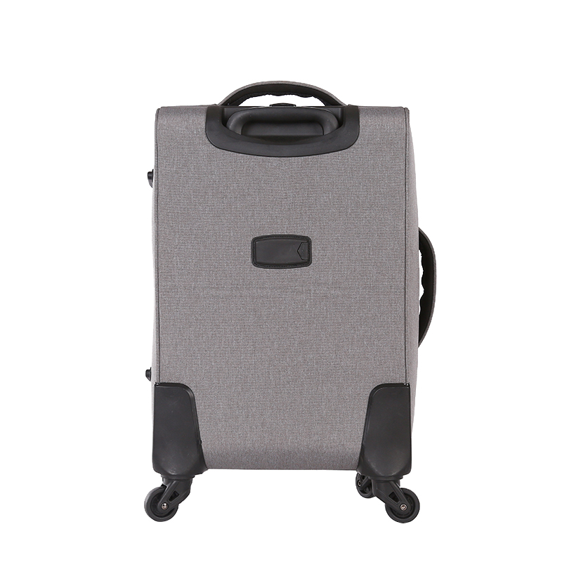 Printed polyester fabric spinner trolley soft luggage3