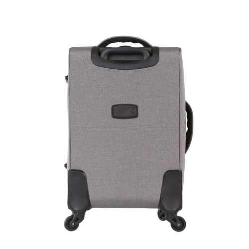 Printed polyester fabric spinner trolley soft luggage