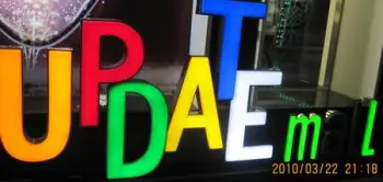 customized led letter sign