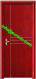wood and plastic door