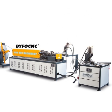 BYFO Galvanized Steel Connector Round Duct Flange Forming Machine