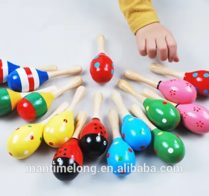baby rattle toy wooden rattle