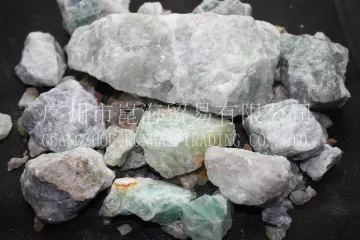 Caf2 85% Fluorite Mine / Fluorspar Lumps Used As Fluxing Agent In Iron Smelting