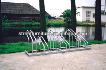 Galvanized outdoor metal standing bike rack,export bike rack