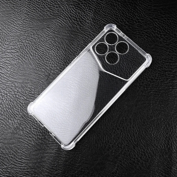 Effacer le boîtier de téléphone TPU Airbag pour Xiaomi Redmi K70 / K70E / K60 / K60E / K50 / K50I / K40 / K40S / K30 Pro Ultra avec couvercle en silicone doux à l'épreuve du choc.