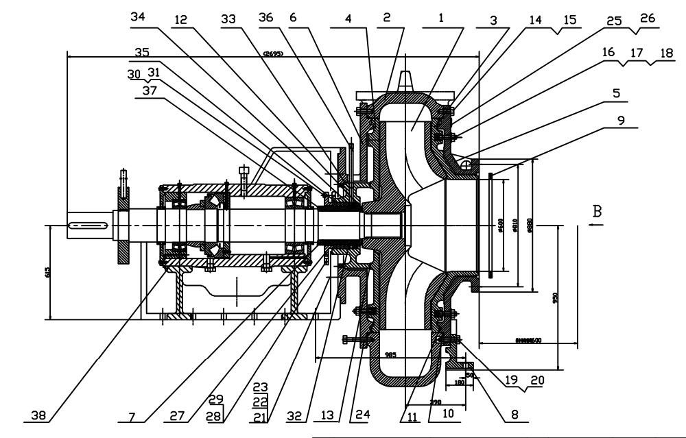 18inch sand pump