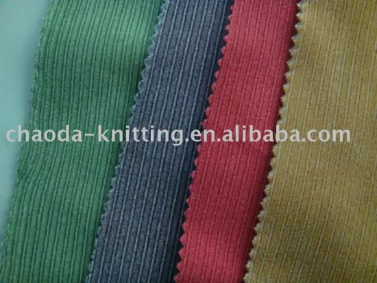 100% Polyester Corduroy Fabric