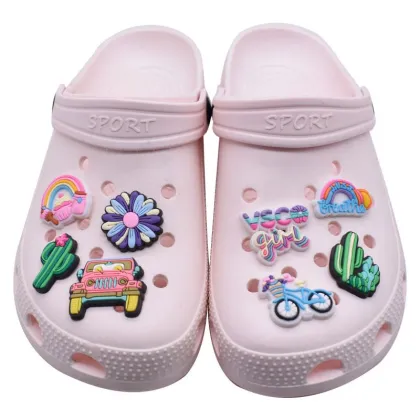 Blue Cartoon Sea Urchin Shoes Charms for Basketball Fashion