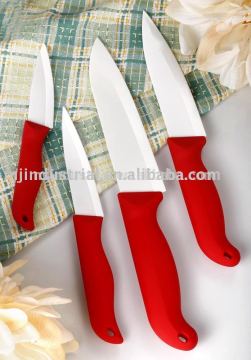 Hottest ECO-friendly ABS+TPR handle ceramic knife set