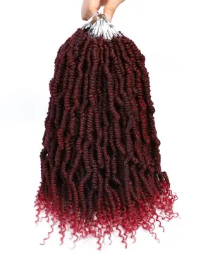 Synthetic Preloop spring bomb twist crochet hair dreadlock