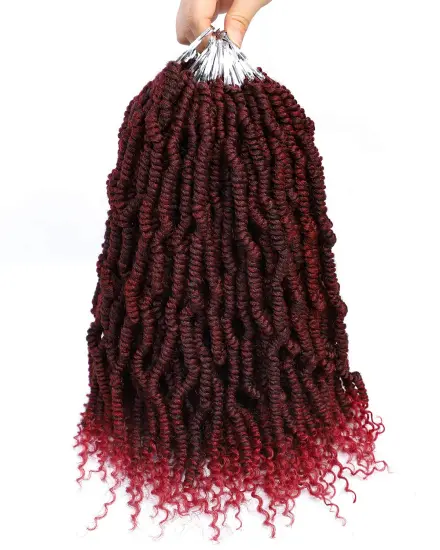Synthetic Preloop spring bomb twist crochet hair dreadlock