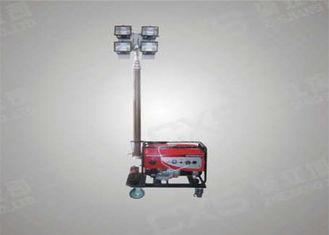 2kw Gasoline / Diesel Light Tower , Portable 4 * 500w Explo