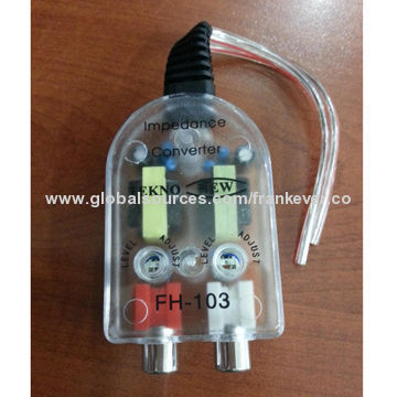 2 channels hi/low impedance adjustable converterNew